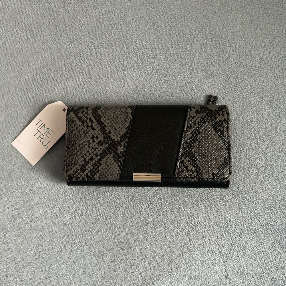 FREE ADD ON: Black Patterned Wallet
